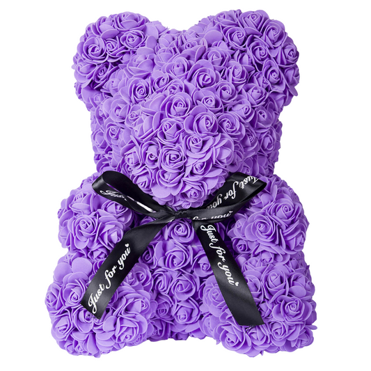 Purple bear of roses