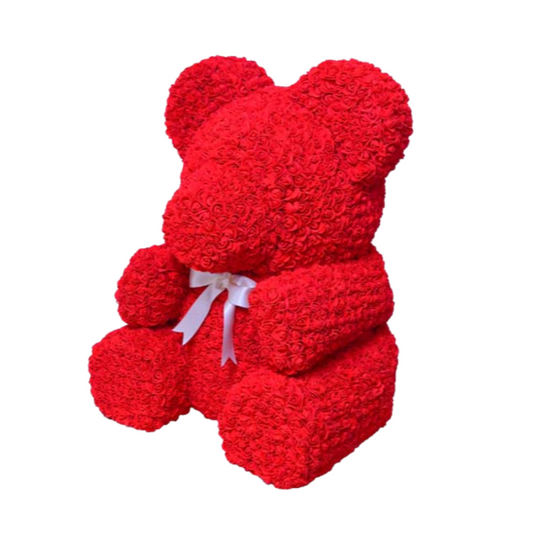 Big 75cm bear from roses